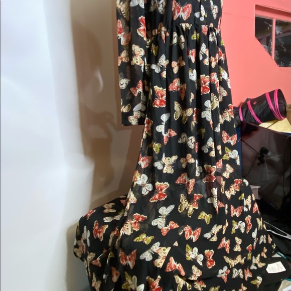 Boho Maxi Butterfly Dress - Picture 3 of 12